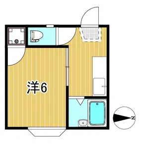 ハイツR&Y大みかA【2階】の間取り