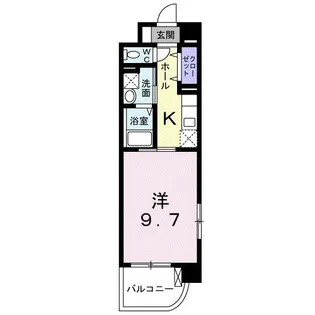エムウッド グラーツィア【6階】の間取り