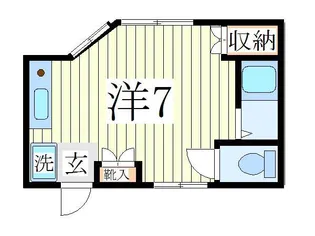 コーポ天子山NO3【1階】の間取り