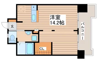 朝日プラザ五橋III【10階】の間取り