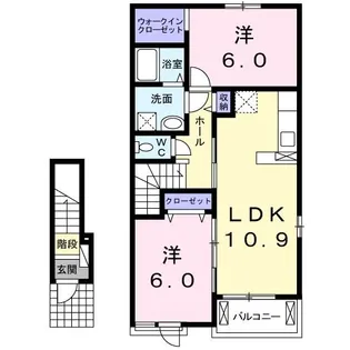 プレッソオIIA【2階】の間取り