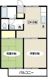 マーシャル駒井【1階】の間取り