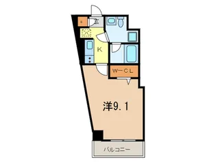 アーバネックス三田【7階】の間取り