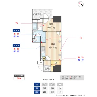 MARKS横浜戸部【5階】の間取り
