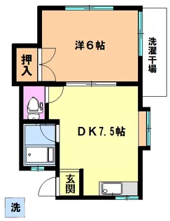 メゾンスズキ【1階】の間取り