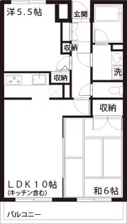 コートエレガンスF【3階】の間取り