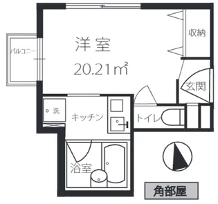 コンサート鷹番【2階】の間取り