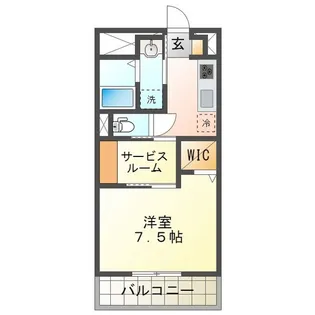 ロイヤルグランコートII【1階】の間取り
