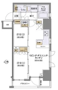 ライオンズ浅草橋ミレス【6階】の間取り