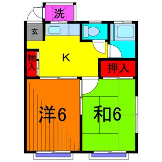 ファイブハイツ【2階】の間取り