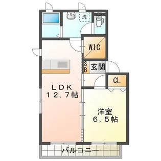 SGハウス鈴鹿 A【2階】の間取り