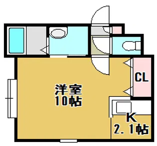 ミーナ【2階】の間取り