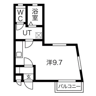 MIA CASA津賀田【3階】の間取り