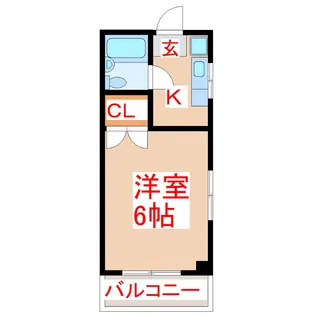 メゾンソレイユ【3階】の間取り