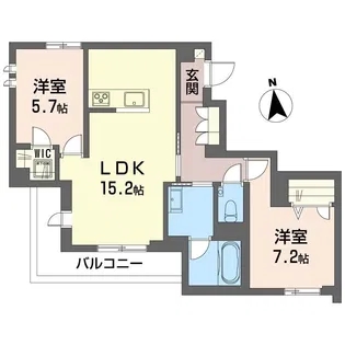 ベレオ東小金井【1階】の間取り