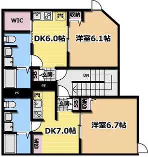 Riva Bianca【1階】の間取り