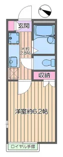 カーサフローラ【1階】の間取り