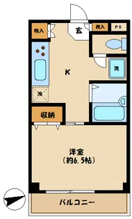 トーユー小杉マンション【2階】の間取り