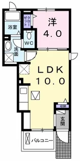 メゾン八王子 III【1階】の間取り