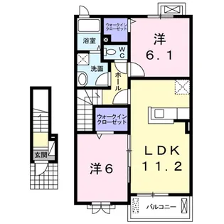 グランドメゾン吉野ケ里【2階】の間取り