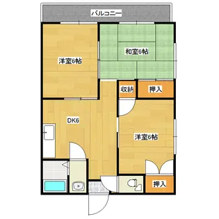 カーサプリマ【3階】の間取り