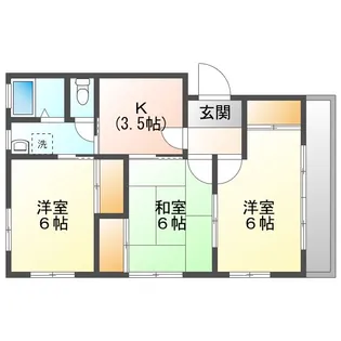 石引ビル【3階】の間取り