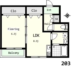 ティーエス代沢【1階】の間取り