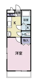 グランデイジ山之口【4階】の間取り