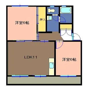 静岡県沼津市岡宮【マンション】の間取り