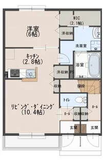 コリーナ【1階】の間取り