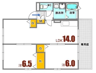 広島県安芸郡熊野町出来庭5【アパート】の間取り
