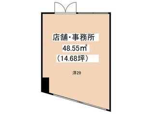 マーキュリー関原【1階】の間取り