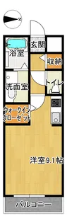 マーヴェラス西府【2階】の間取り