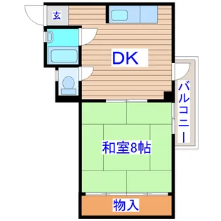 庄司コーポ【5階】の間取り