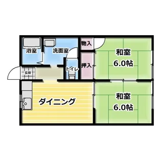 東洋スカイハイツ【2階】の間取り