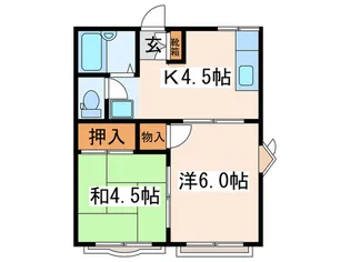 ホワイトコーポA【2階】の間取り
