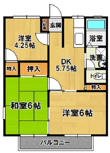 サンビレッジ稲荷前【2階】の間取り