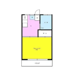神奈川県藤沢市亀井野2【アパート】の間取り