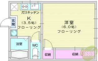 さくらハイツ青山【2階】の間取り