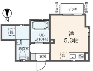 DAIYU-二十五番館【1階】の間取り