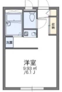 レオパレスサンフラワー【1階】の間取り