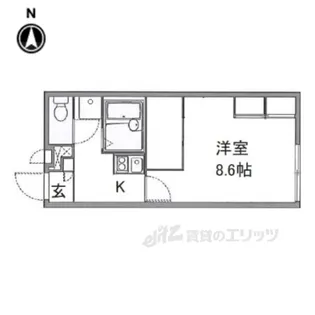 レオパレスルサルカ【2階】の間取り