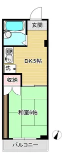太田ハイツ【4階】の間取り