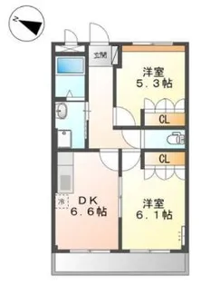 グリーンフィールド【1階】の間取り