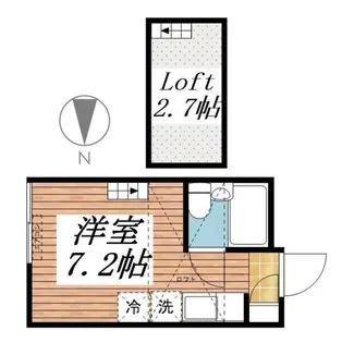 1Rの間取り画像
