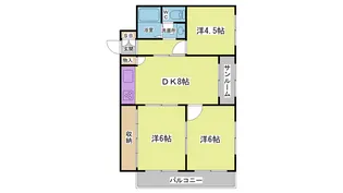 3DKの間取り画像