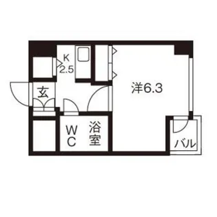 ライオンズマンション一高前第2 302【3階】の間取り