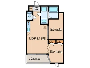 THE GRANDWIN【2階】の間取り