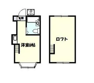 1Rの間取り画像