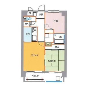 エクセレント米子【2階】の間取り